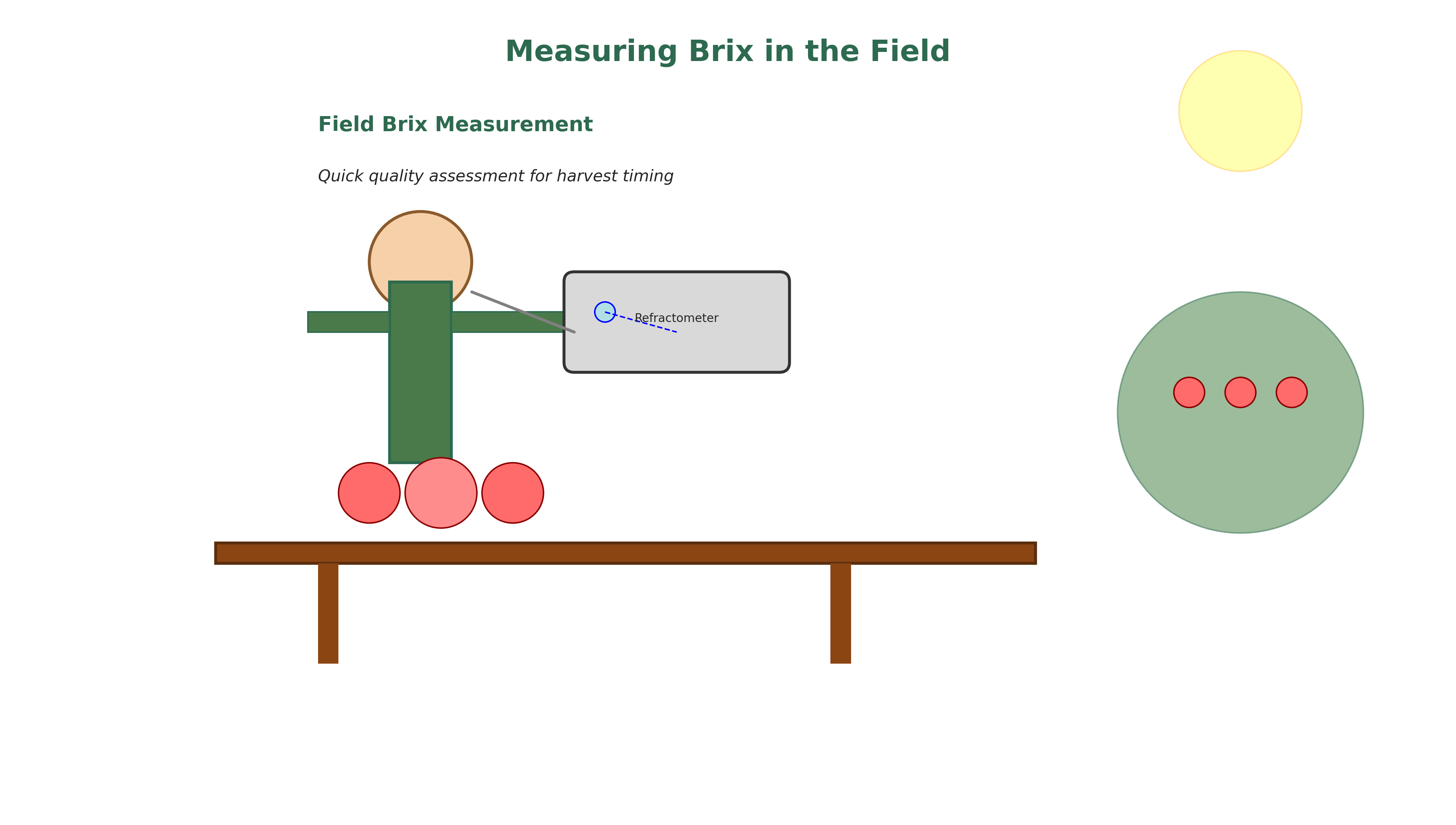 Field Brix measurement